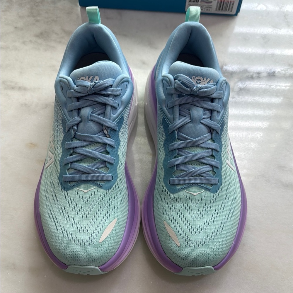 Hoka One Womens Bondi 8 ABSO Blue  Size 9.5B NEW